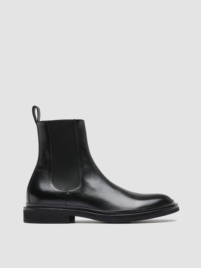 MAJOR 002 - Black Leather Chelsea Boots Men Officine Creative - 1