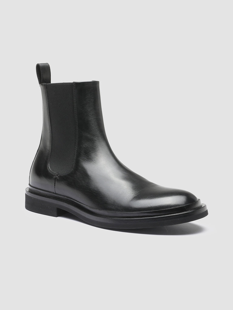 MAJOR 002 - Black Leather Chelsea Boots Men Officine Creative - 3