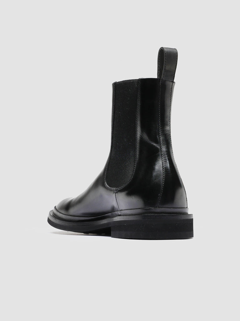 MAJOR 002 - Black Leather Chelsea Boots Men Officine Creative - 4
