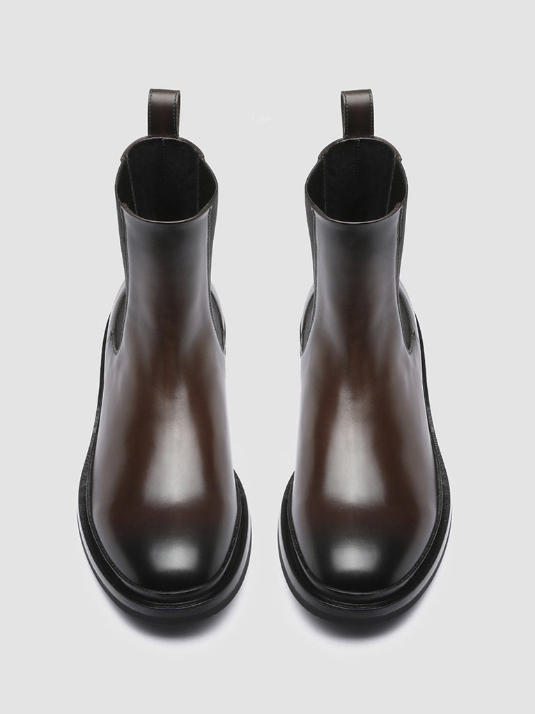 MAJOR 002 - Brown Leather Chelsea Boots men Officine Creative - 2