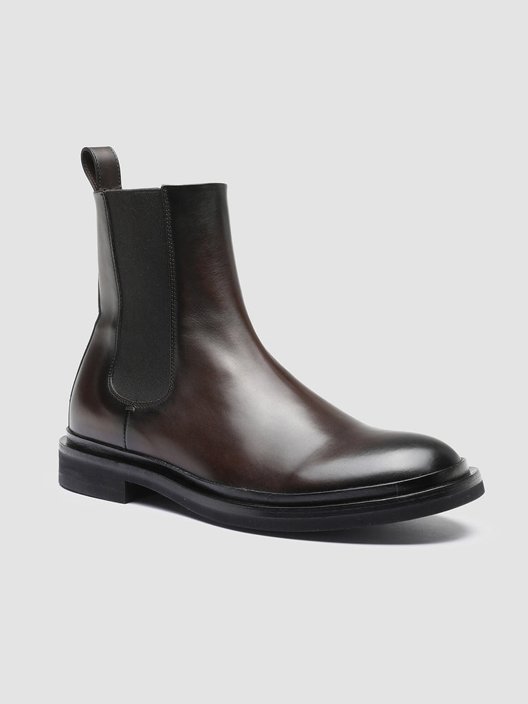 MAJOR 002 - Brown Leather Chelsea Boots men Officine Creative - 3
