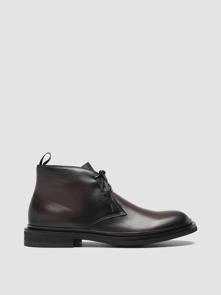 MAJOR 007 -  Brown Leather Chukka Boots Men Officine Creative - 1