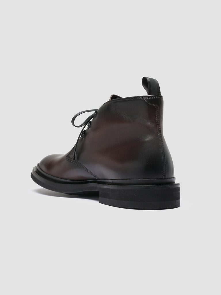 MAJOR 007 -  Brown Leather Chukka Boots Men Officine Creative - 4