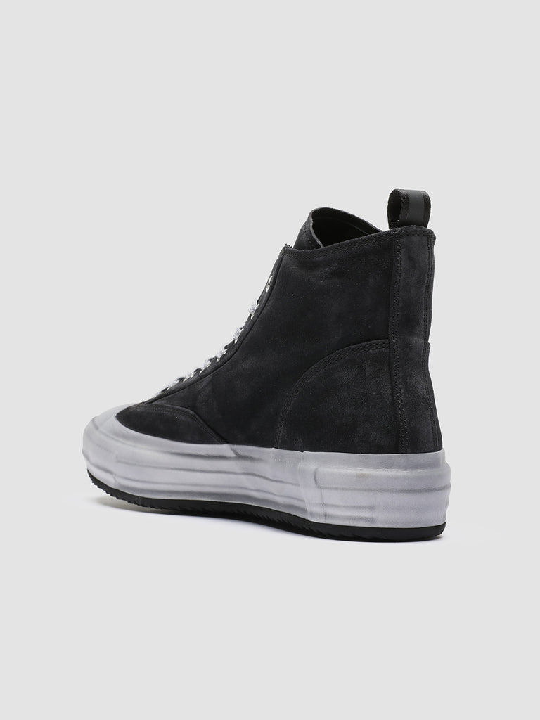 MES 011 - Black Suede High Top Sneakers men Officine Creative - 4