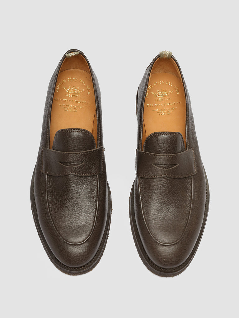 Officine Creative tassel-detail leather loafers - Brown