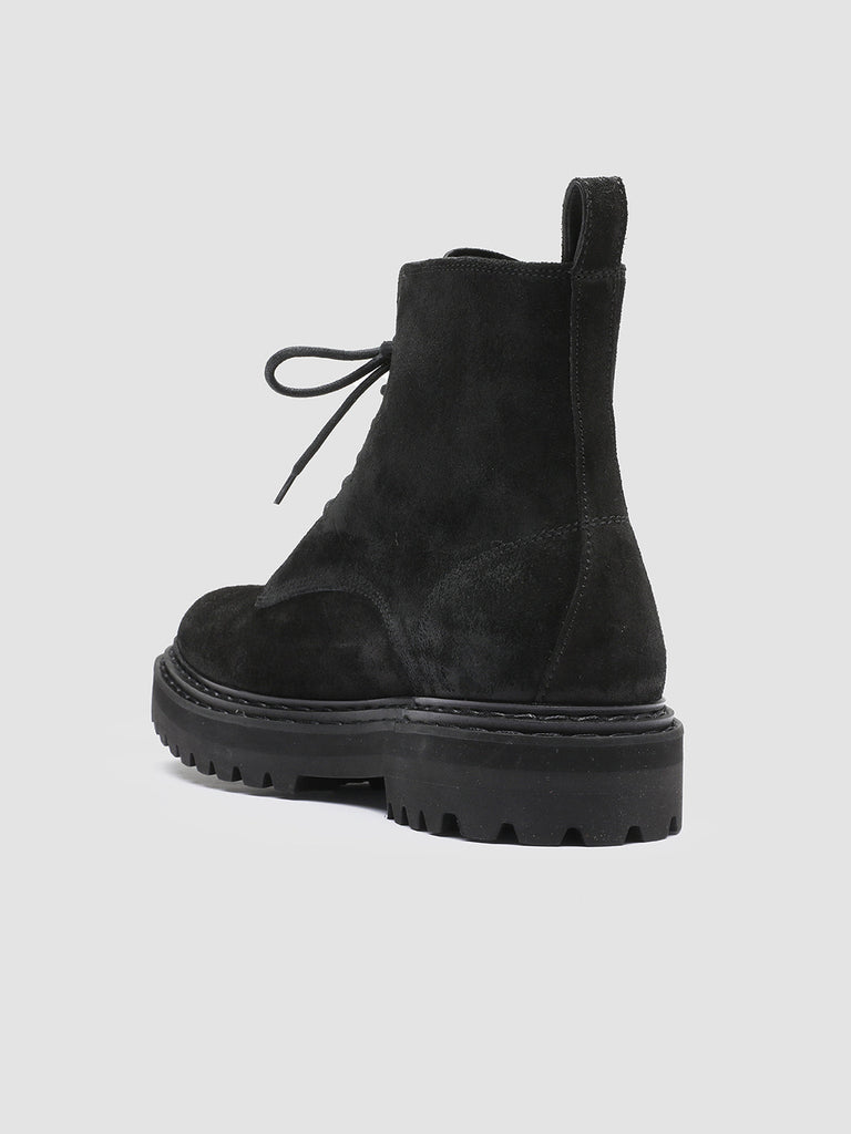 Men's Black Suede Boots PISTOLS 002 – Officine Creative