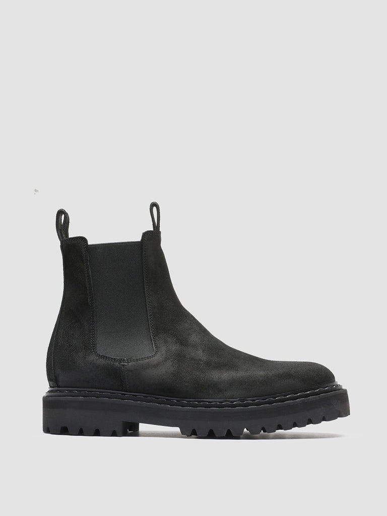 PISTOLS 003 - Black Suede Chelsea Boots