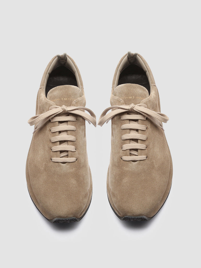 RACE 017 - Taupe Suede Sneakers