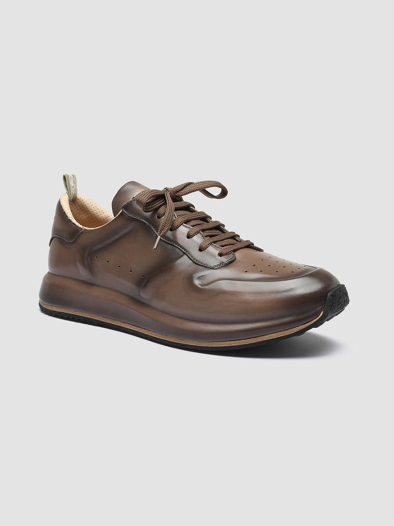 RACE LUX 002 - Taupe Nappa leather sneakers Men Officine Creative - 3