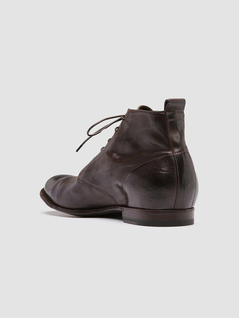 STEREO 004 - Brown Leather Ankle Boots Men Officine Creative - 4