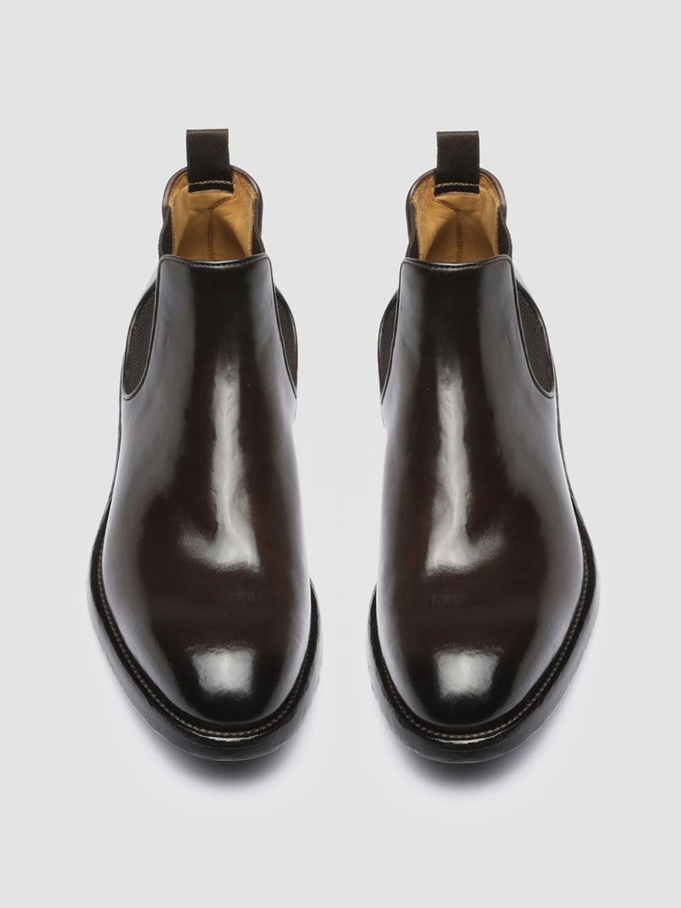 TEMPLE 008 - Brown Leather Chelsea Boots Men Officine Creative - 2