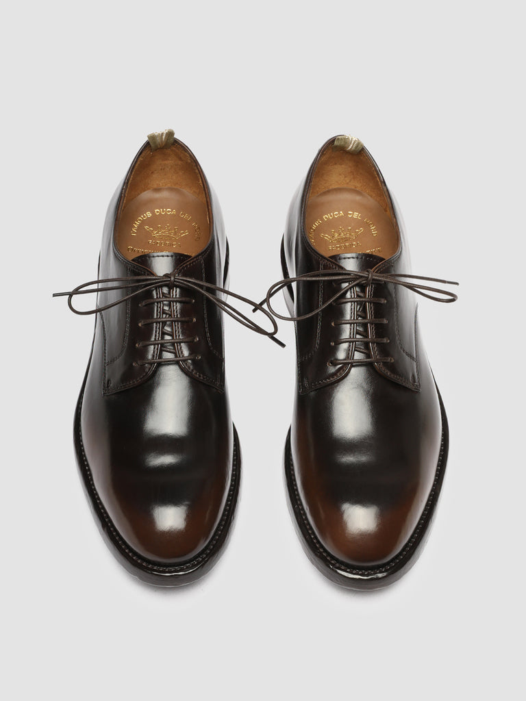 TEMPLE 018 - Brown Leather Derby Shoes men Officine Creative - 2