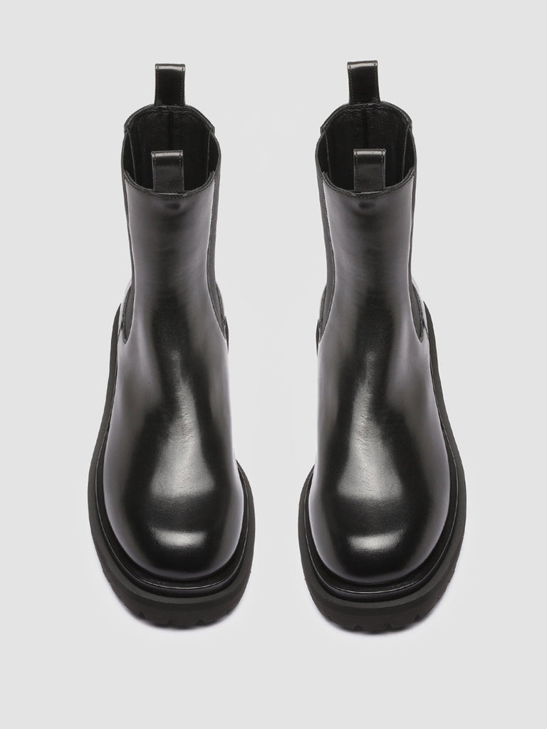 ULTIMATE 002 - Black Leather Chelsea Boots Men Officine Creative - 2