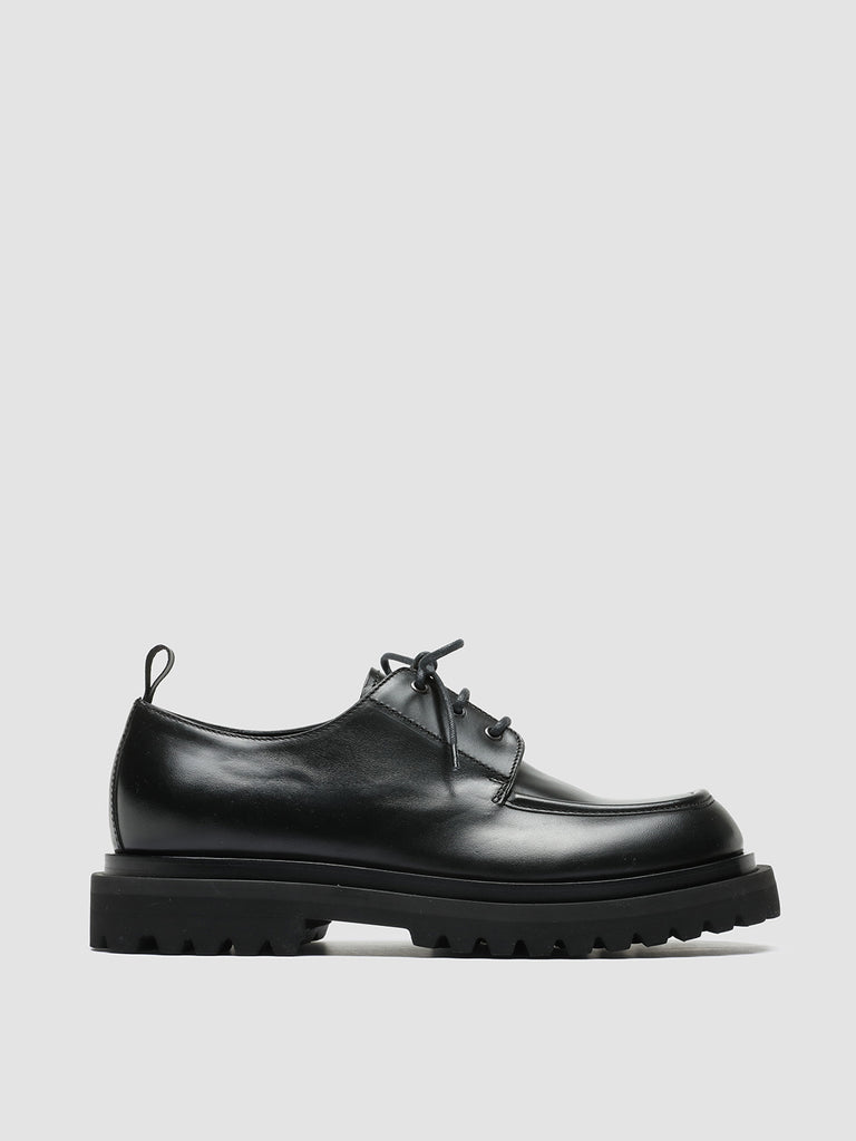 ULTIMATE 008 - Black Leather Derby Shoes men Officine Creative - 1