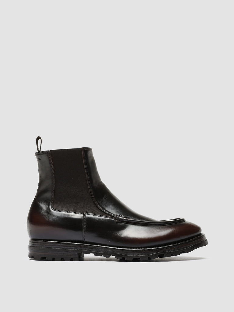 VAIL 017 - Burgundy Leather Chelsea Boots