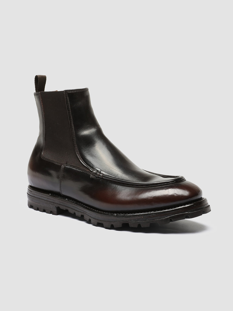 VAIL 017 - Burgundy Leather Chelsea Boots men Officine Creative - 3