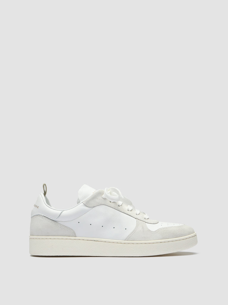 MOWER 008 - White Leather and Suede Sneakers  Men Officine Creative - 1
