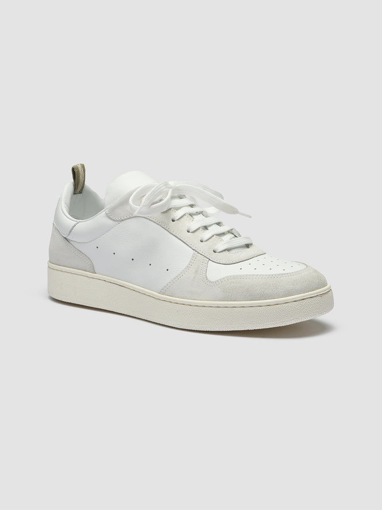 MOWER 008 - White Leather and Suede Sneakers  Men Officine Creative - 3