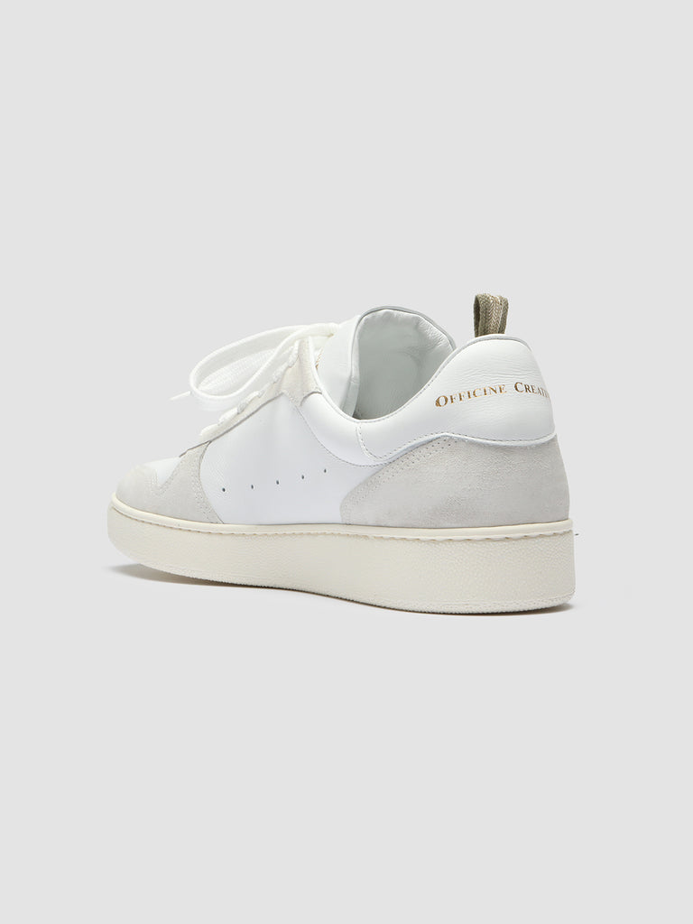 MOWER 008 - White Leather and Suede Sneakers  Men Officine Creative - 4