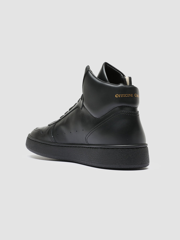 MOWER 012 - Black Leather High Top Sneakers men Officine Creative - 4
