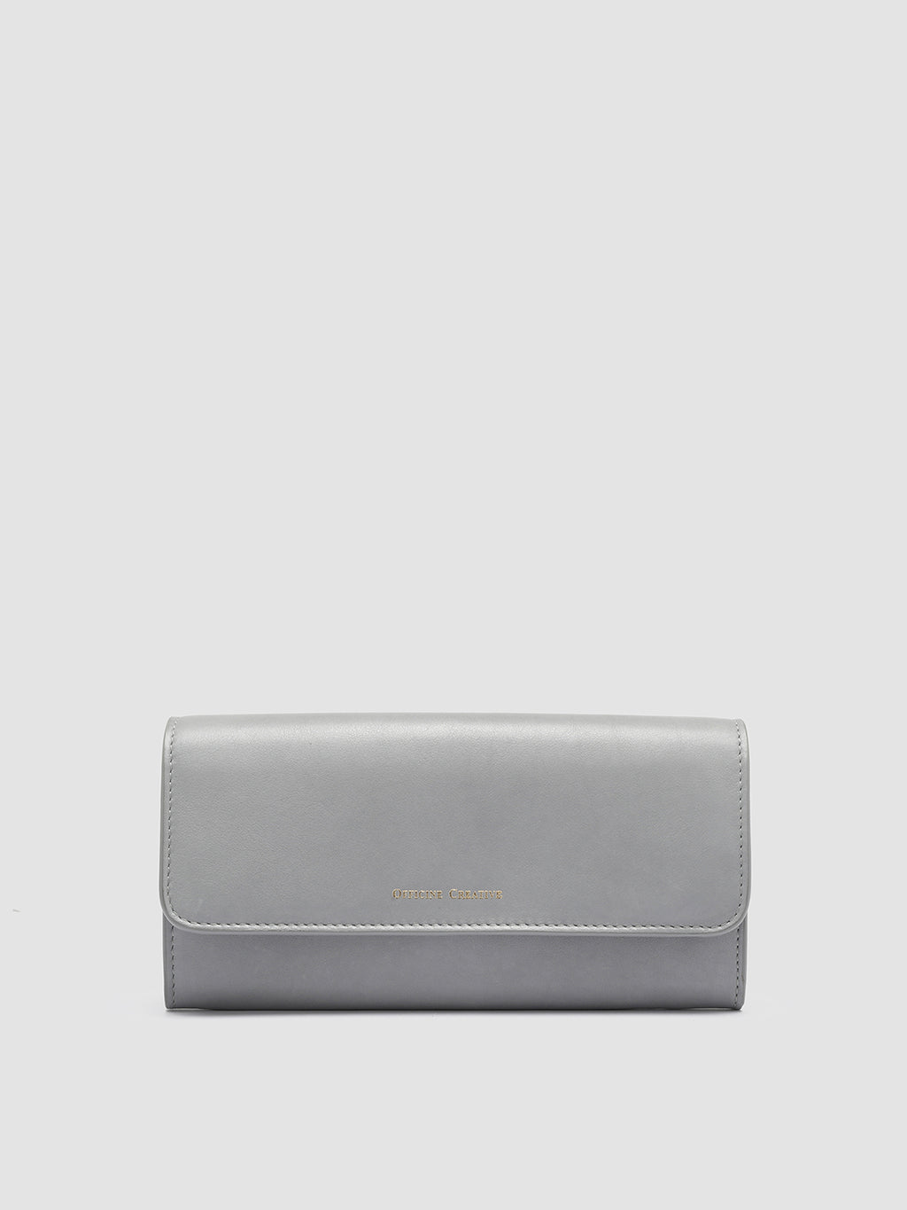 POCHE 09 - Grey Leather Wallet  Officine Creative - 1