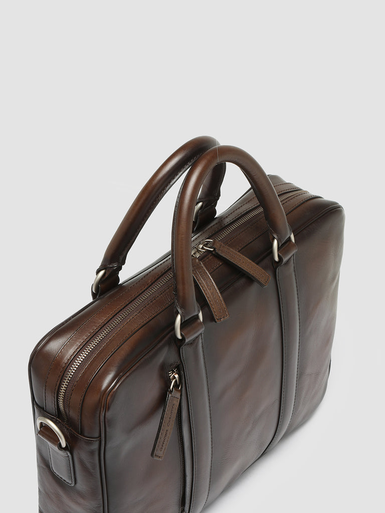 QUENTIN 010 - Brown Leather Bag