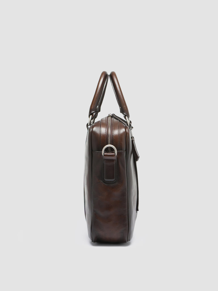 QUENTIN 010 - Brown Leather Bag  Officine Creative - 3