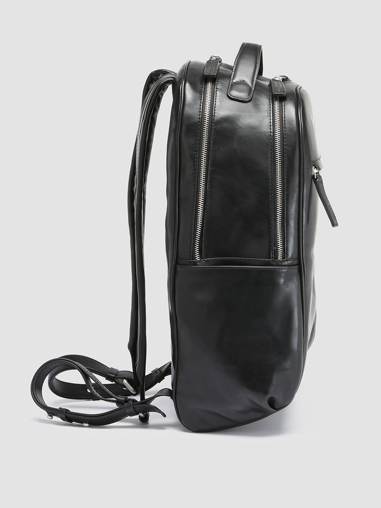 QUENTIN 012 - Black Leather Backpack  Officine Creative - 3