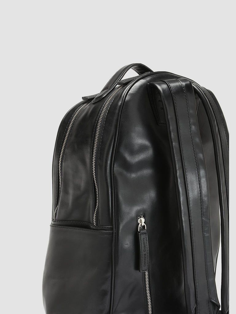QUENTIN 012 - Black Leather Backpack  Officine Creative - 8