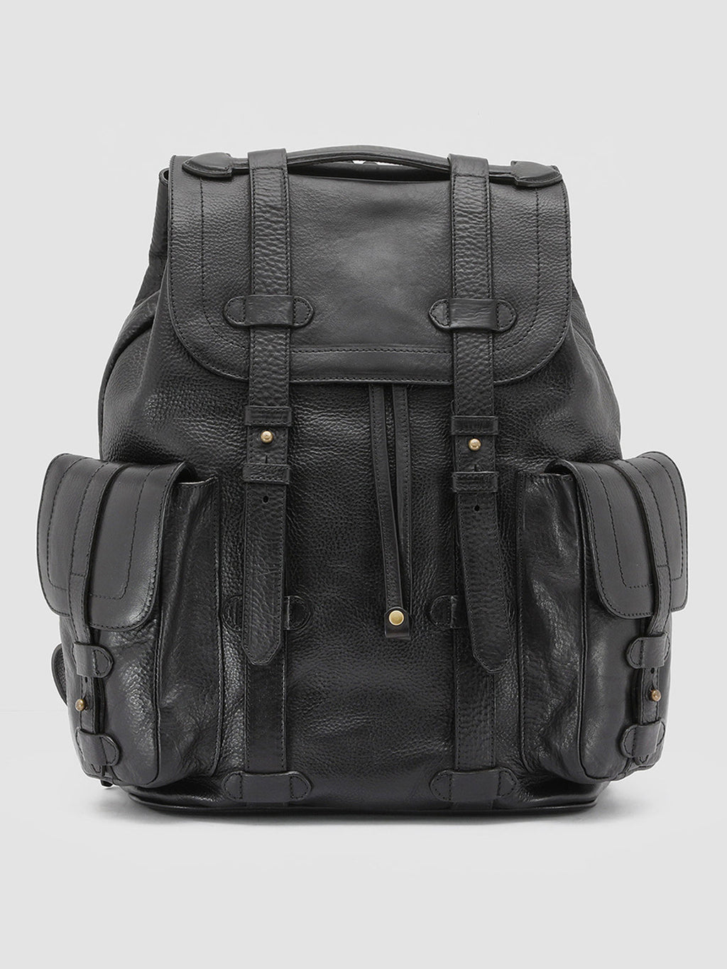 RARE 27 - Black Leather Backpack  Officine Creative - 1