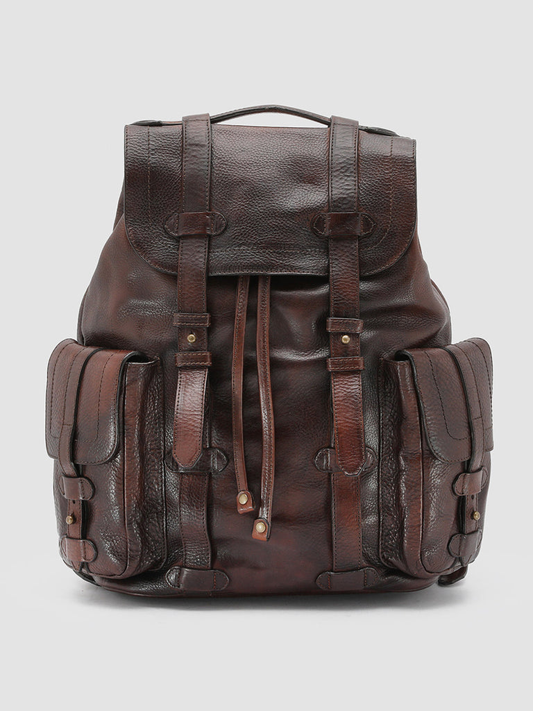 RARE 27 - Brown Leather Backpack  Officine Creative - 1