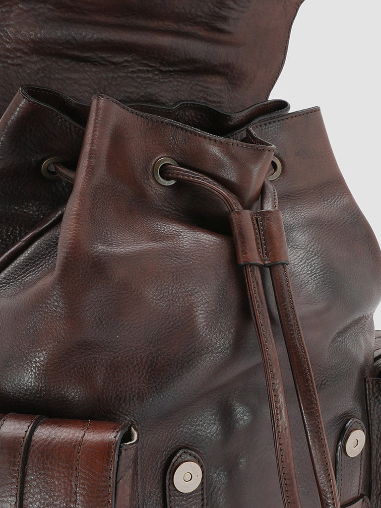 RARE 27 - Brown Leather Backpack  Officine Creative - 6