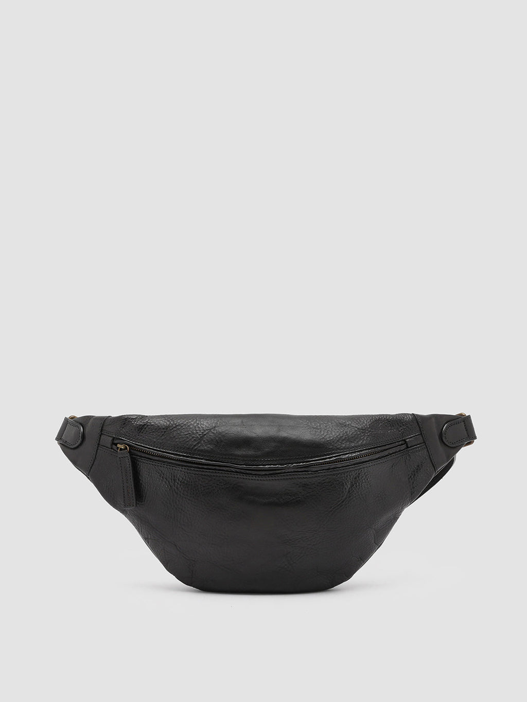 RARE 28 - Black Leather Waist Belt  Officine Creative - 1