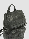 RECRUIT 001 - Black Leather Backpack  Officine Creative - 2