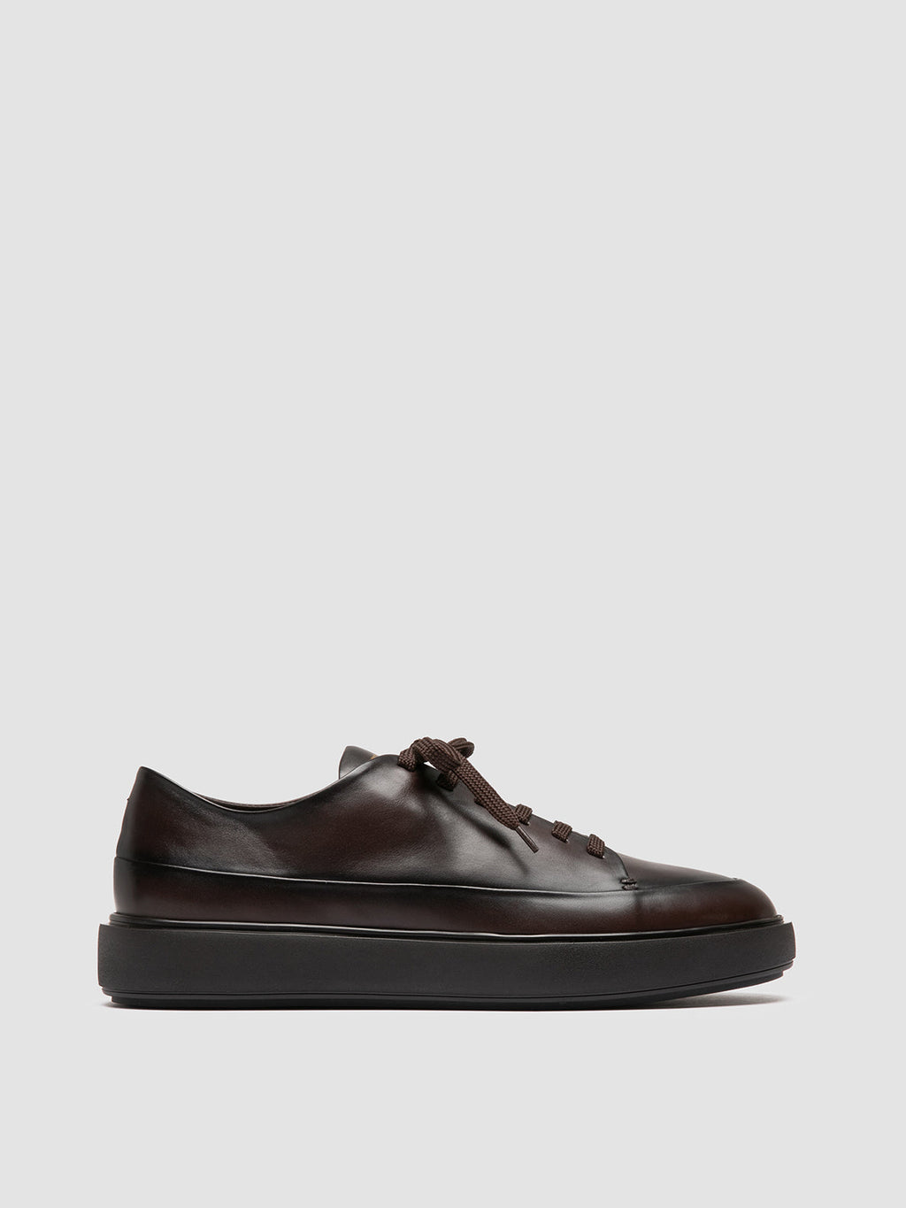 RELEASE 001 - Brown Leather Low Top Sneakers Men Officine Creative - 1