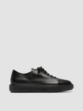 RELEASE 001 - Black Leather Low Top Sneakers Men Officine Creative - 1