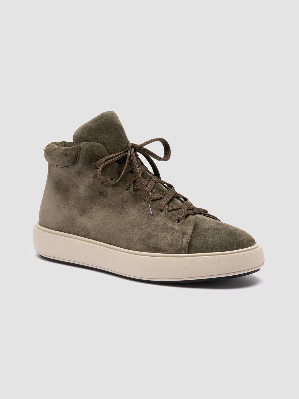 REMASTER 002 - Green Suede High Top Sneakers Men Officine Creative - 3