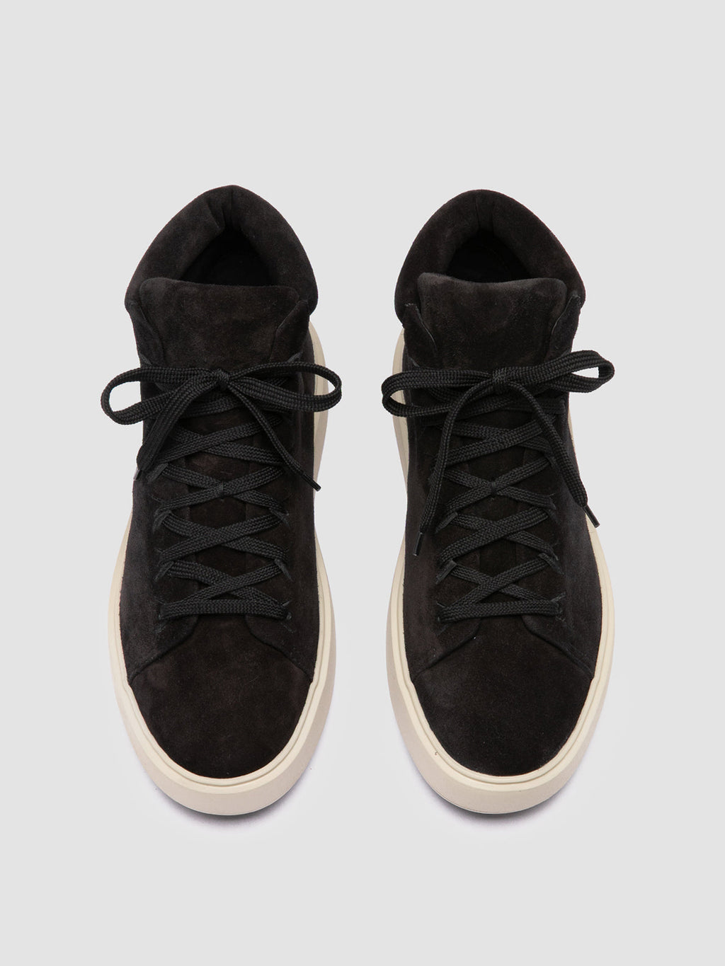 REMASTER 002 - Black Suede High Top Sneakers Men Officine Creative - 2