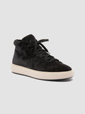 REMASTER 002 - Black Suede High Top Sneakers Men Officine Creative - 3