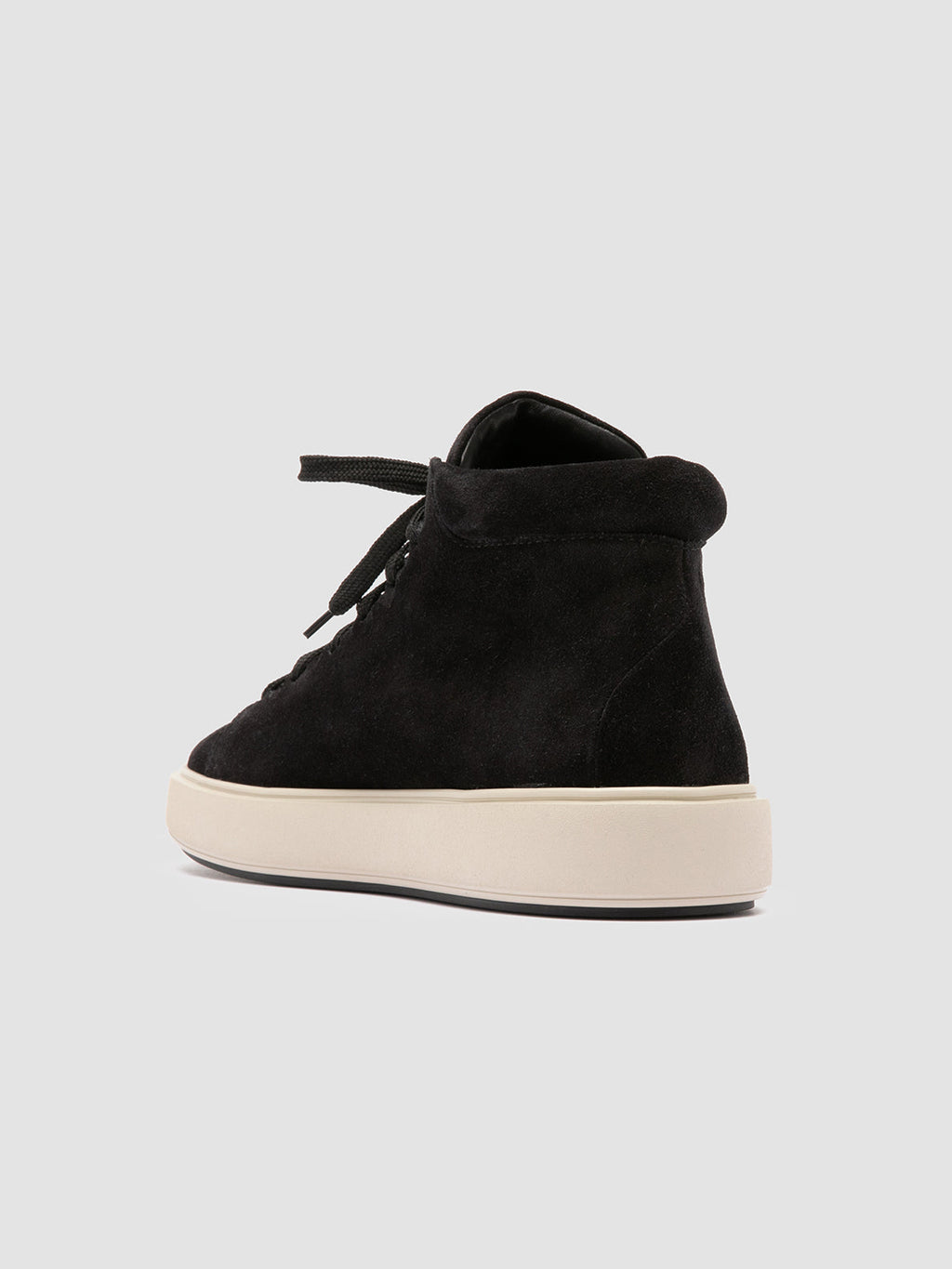 REMASTER 002 - Black Suede High Top Sneakers Men Officine Creative - 4