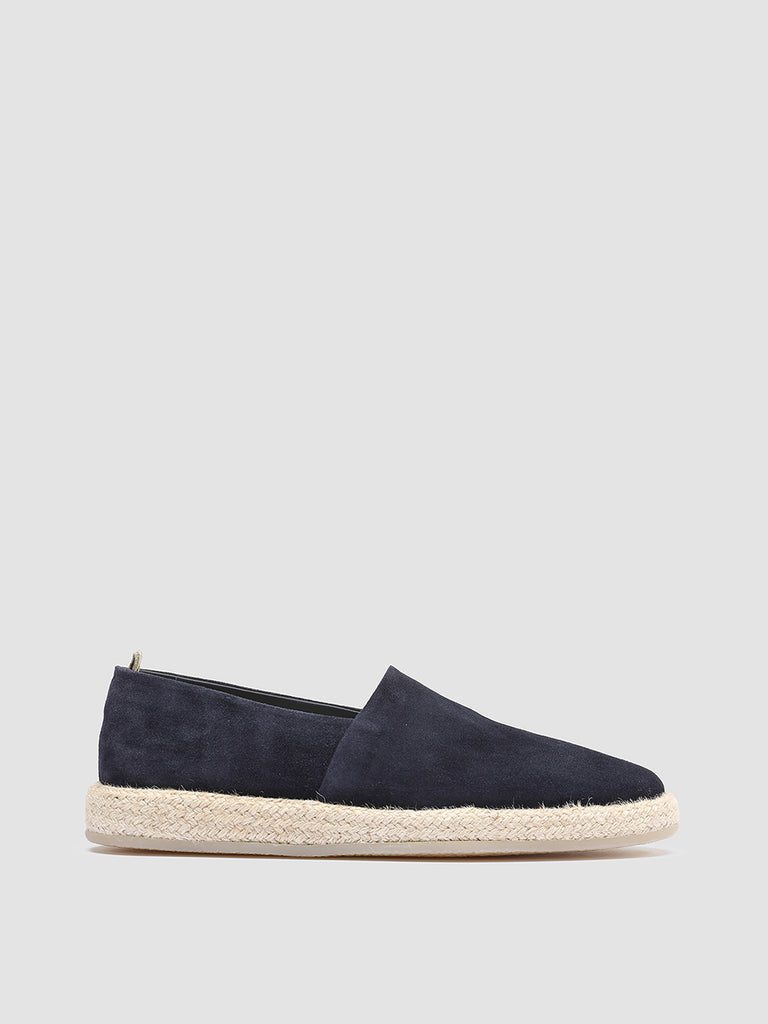 ROPED 001 - Blue Suede Loafers Men Officine Creative - 1