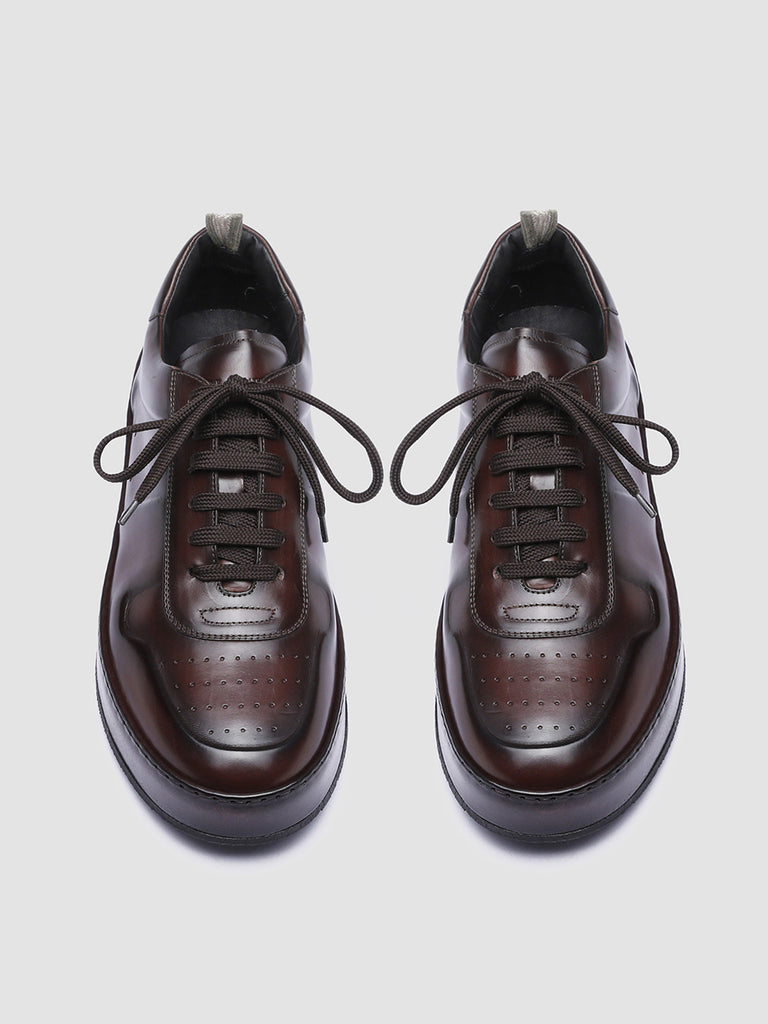 PROJECT 203 - Brown Leather Sneakers