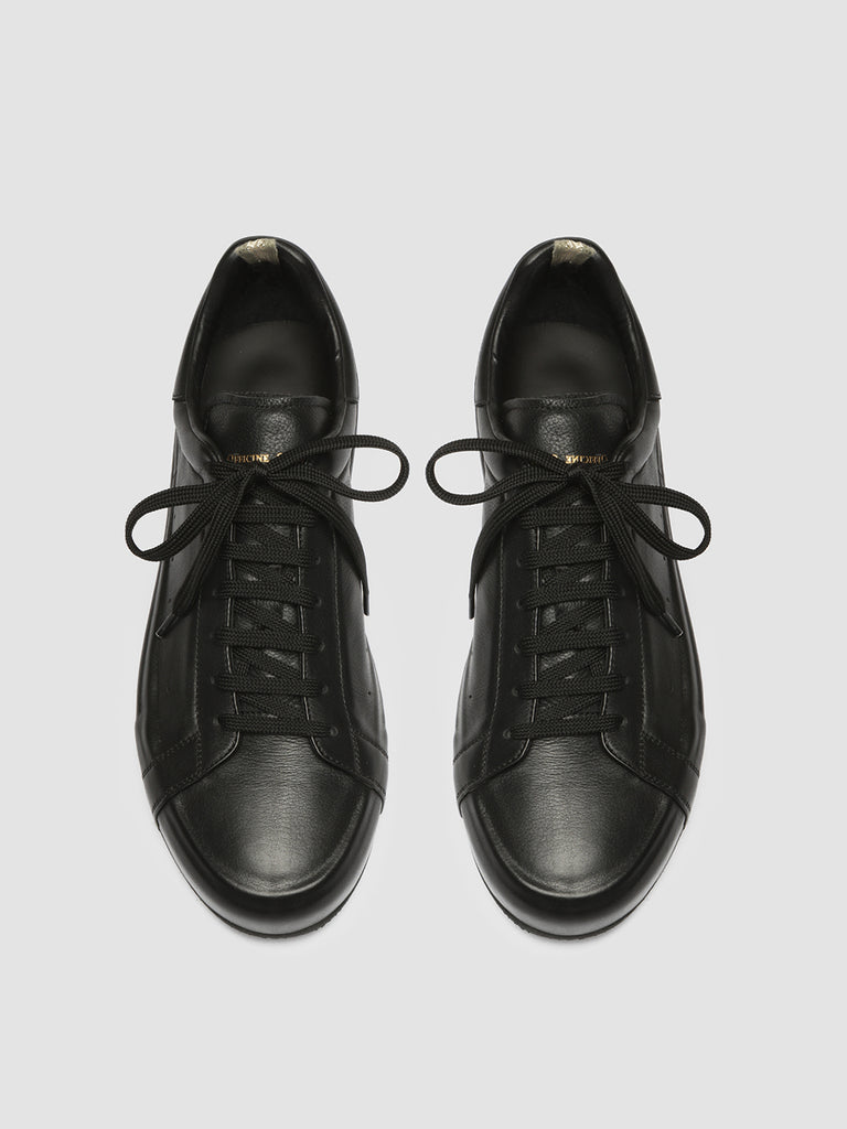 PRIMARY 001 - Black Leather Sneakers