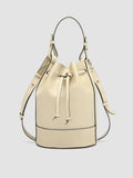 SADDLE 08 - Ivory Leather Bucket Bag  Officine Creative - 1