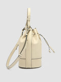 SADDLE 08 - Ivory Leather Bucket Bag  Officine Creative - 3