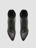 SALLY 001 - Black Leather Booties Women Officine Creative - 2