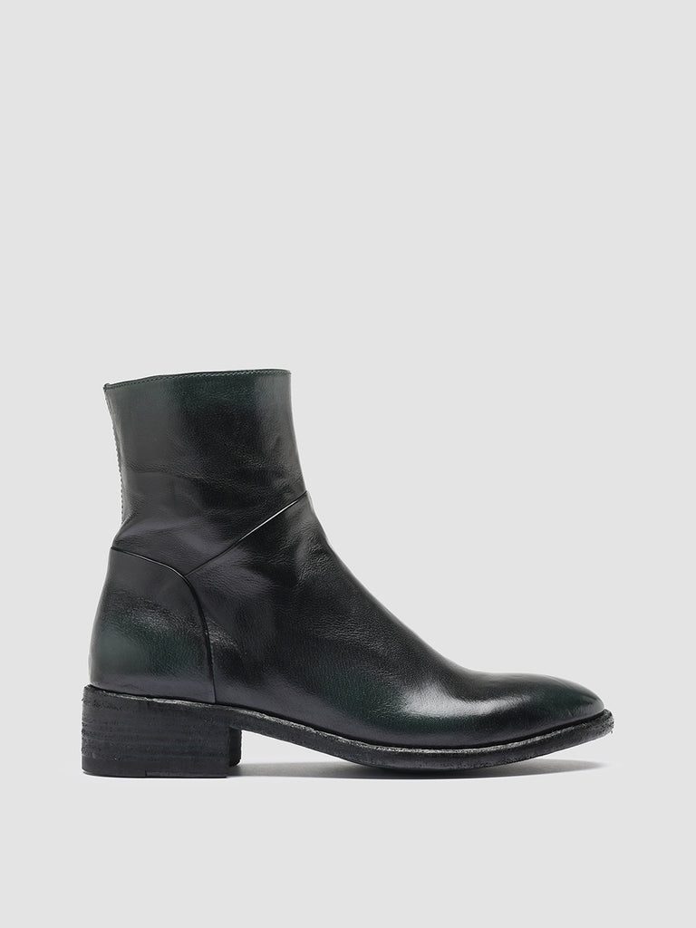 SELINE 020 - Green  Leather Ankle Boots Women Officine Creative - 1