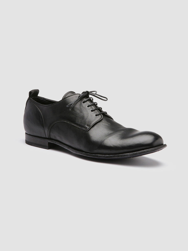 STEREO 003 - Black Leather Oxford Shoes Men Officine Creative - 3