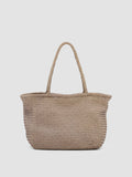 SUSAN 01 Woven - Taupe Leather tote bag  Officine Creative - 1
