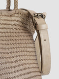 SUSAN 01 Woven - Taupe Leather tote bag  Officine Creative - 2